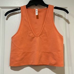 Athleta Seamless cropped ribbed tank - Large